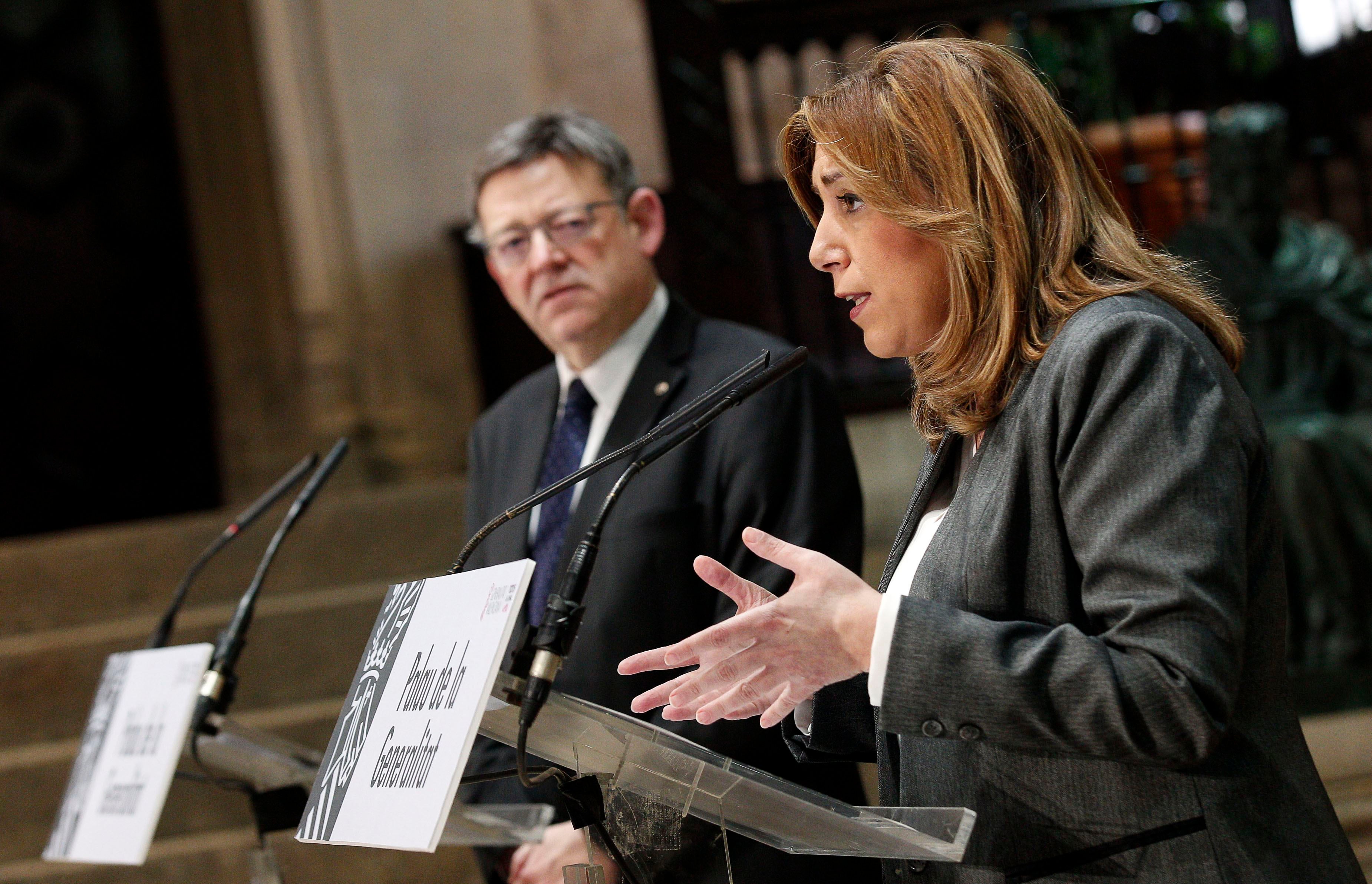 Susana Díaz: "Habrá momento de hablar del PSOE y no duden de que hablaré" Susana Díaz: "Habrá momento de hablar del PSOE y no duden de que hablaré"