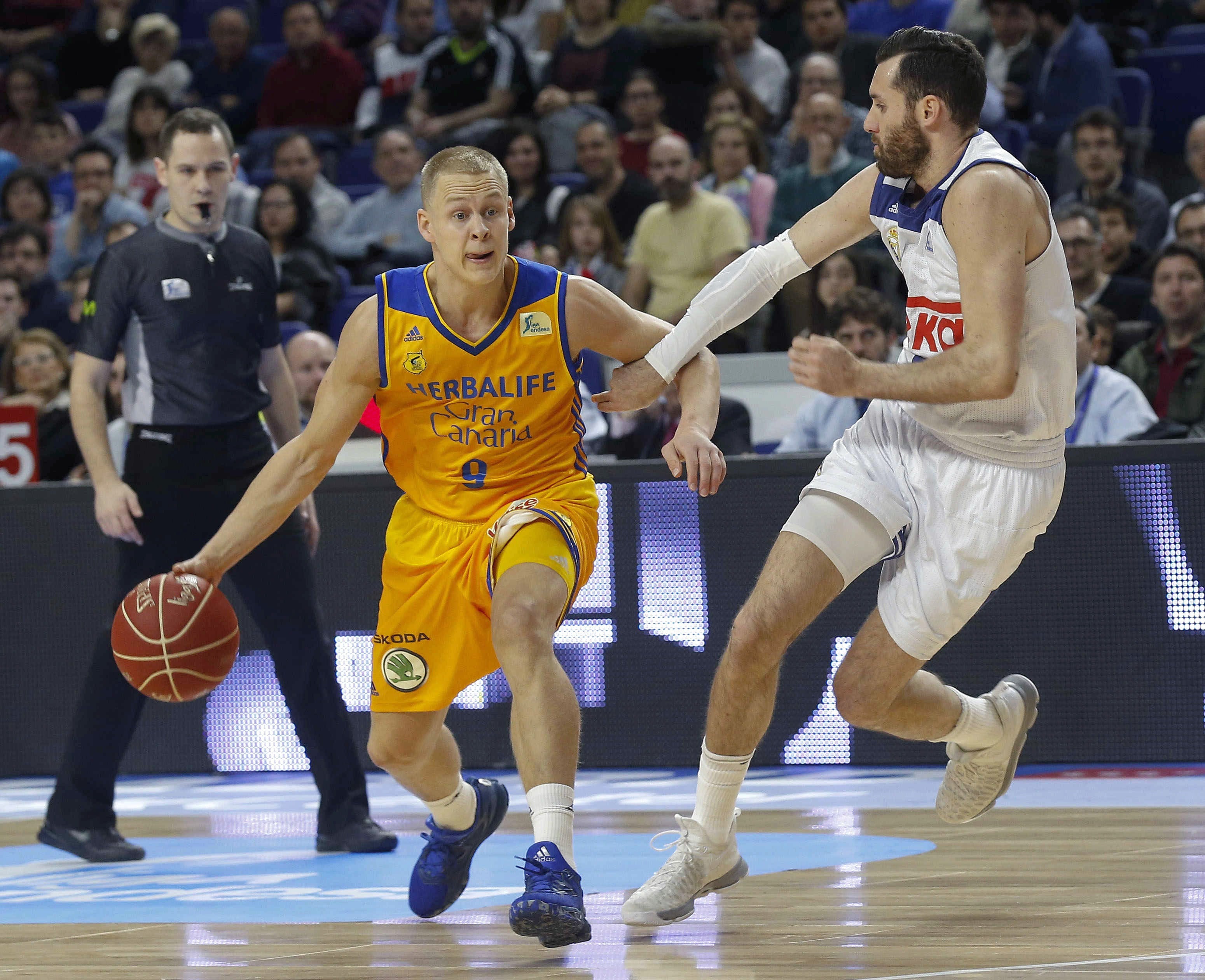 El Herbalife Gran Canaria sorprende al Real Madrid y consigue la victoria en el WiZink Center El Herbalife Gran Canaria sorprende al Real Madrid y consigue la victoria en el WiZink Center
