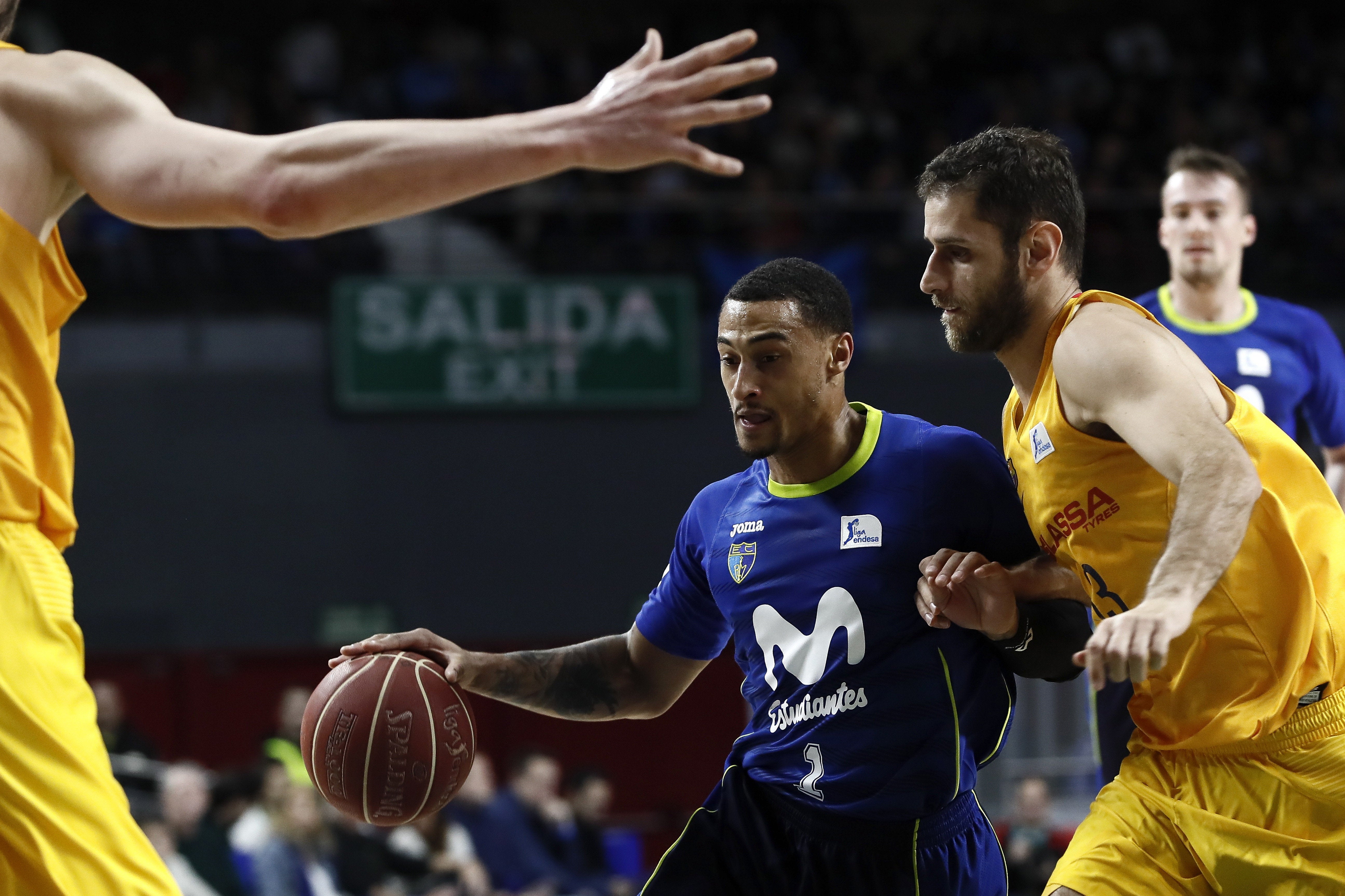 El Estudiantes tumba al Barcelona en un partido agónico que se decidió en la prórroga El Estudiantes tumba al Barcelona en un partido agónico que se decidió en la prórroga
