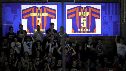 La camiseta retirada de Urdangarin en el interior del Palau