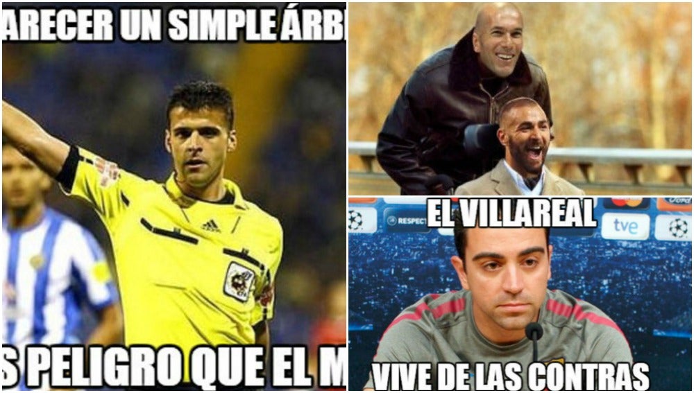 Gil Manzano, Piqué y Benzema, protagonistas de los mejores 'memes' del Villarreal - Real Madrid Gil Manzano, Piqué y Benzema, protagonistas de los mejores 'memes' del Villarreal - Real Madrid