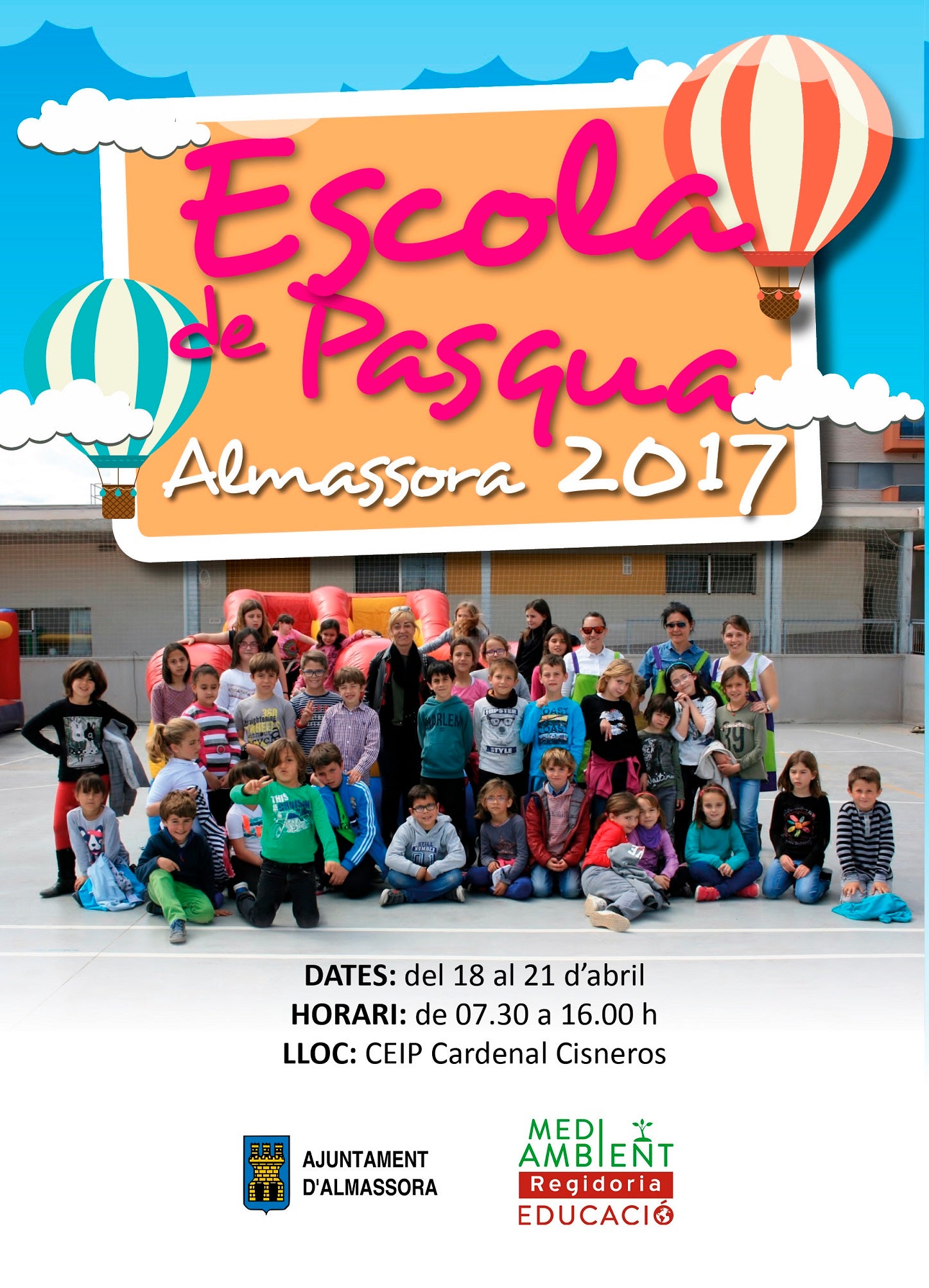 Almassora congela el precio de la Escuela de Pascua para favorecer la participación de las familias Almassora congela el precio de la Escuela de Pascua para favorecer la participación de las familias