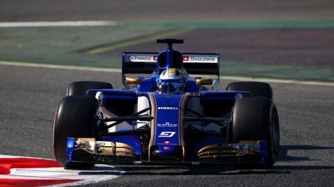Marcus Ericsson rueda con su Sauber en Montmel&oacute;
