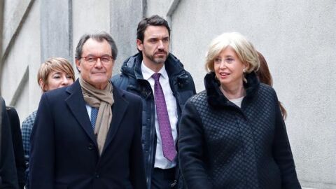 Artur Mas a su llegada al Tribunal Supremo