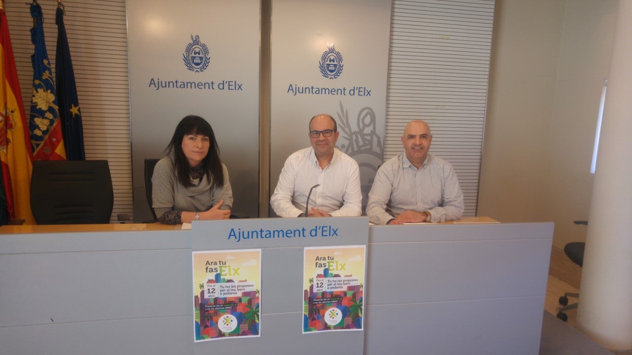 Hasta el 12 de abril se pueden presentar propuestas a los presupuestos participativos de Elche Hasta el 12 de abril se pueden presentar propuestas a los presupuestos participativos de Elche