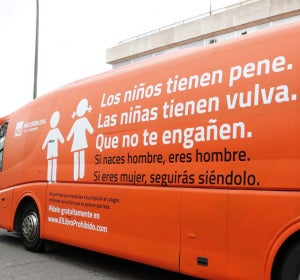 Autobús transfóbico de Hazte Oír Autobús transfóbico de Hazte Oír