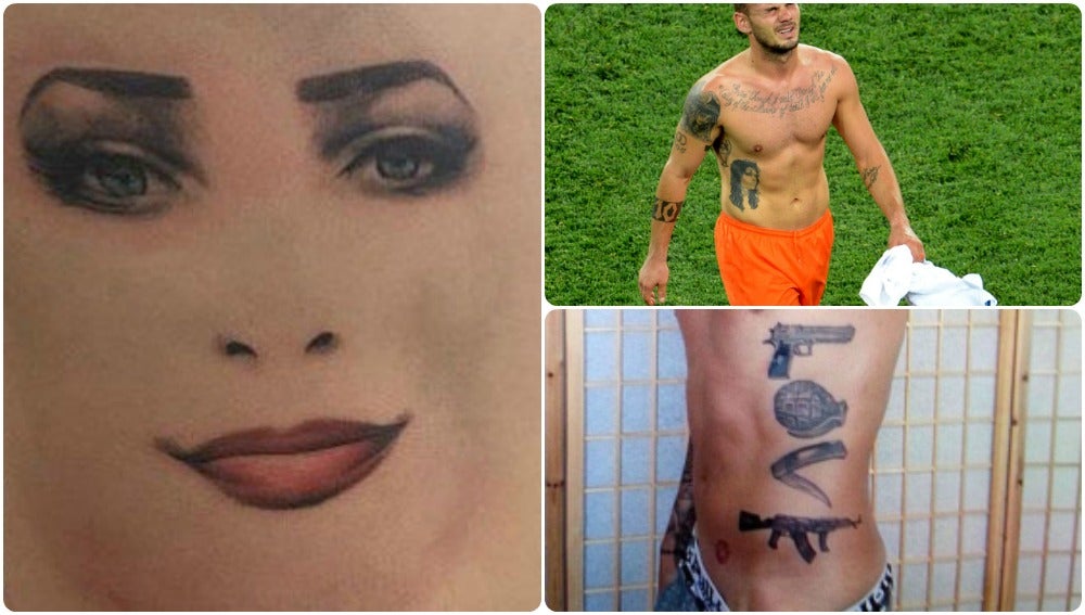 El tatuaje de Uros Vitas ha revolucionado las redes: estos son los peores de la historia del fútbol El tatuaje de Uros Vitas ha revolucionado las redes: estos son los peores de la historia del fútbol