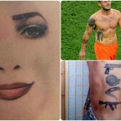 Los peores tatuajes en el mundo del fútbol