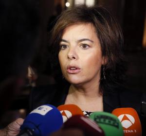 La vicepresidenta del Gobierno, Soraya Sáenz de Santamaría La vicepresidenta del Gobierno, Soraya Sáenz de Santamaría