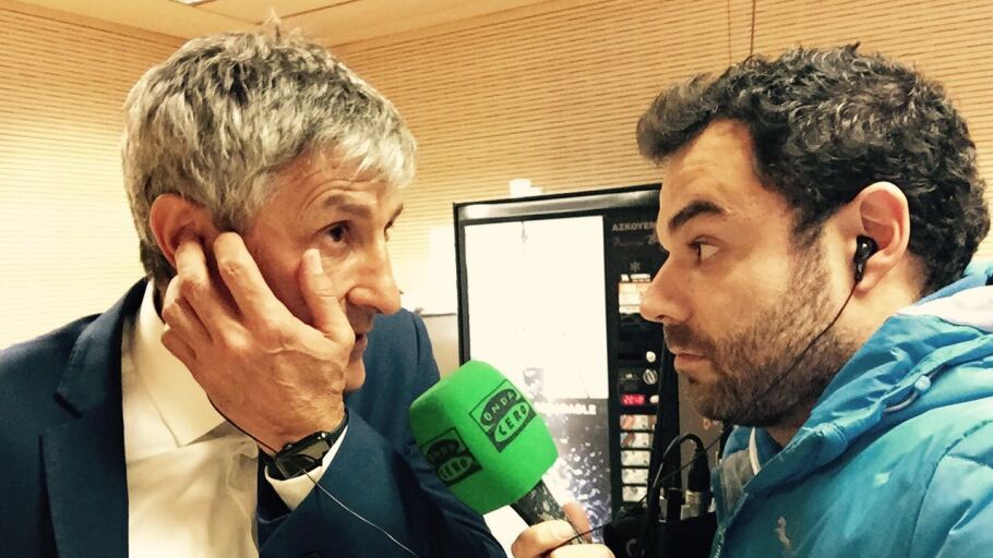 Quique Seti&eacute;n junto a Edu Pidal en El Transistor