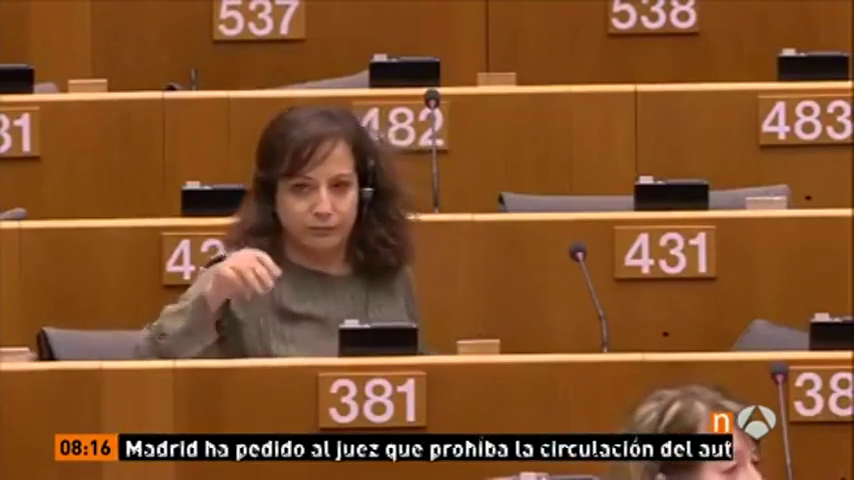 Iratxe García: “Que haya personajes con esta ideología en el Parlamento Europeo porque han sido elegidos por los ciudadanos es lo que nos debe hacer reflexionar” Iratxe García: “Que haya personajes con esta ideología en el Parlamento Europeo porque han sido elegidos por los ciudadanos es lo que nos debe hacer reflexionar”
