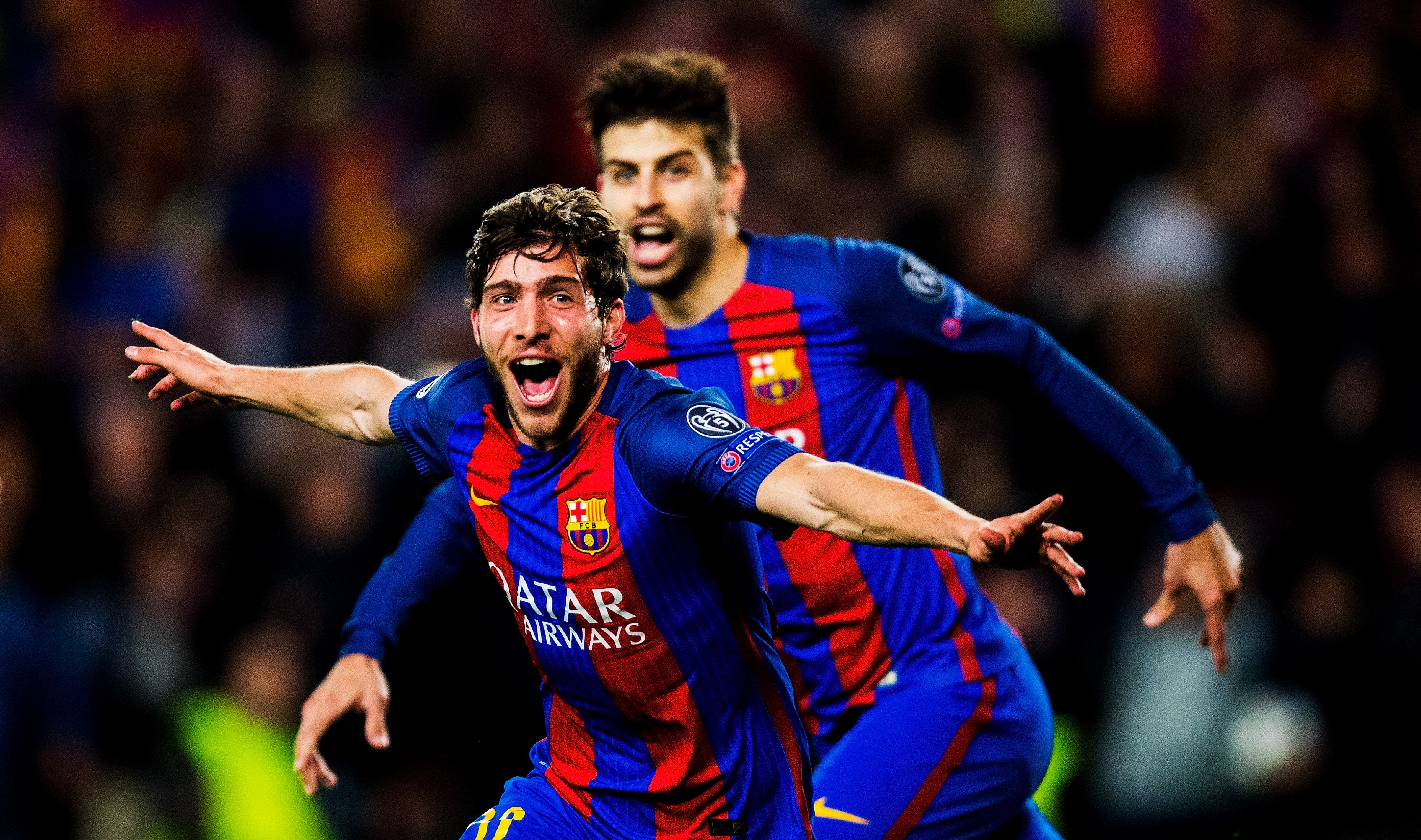 Sergi Roberto prefiere "jugar más minutos en el centro del campo" Sergi Roberto prefiere "jugar más minutos en el centro del campo"