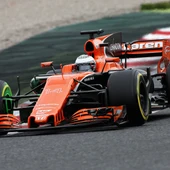 Fernando Alonso, en el trazado de Montmeló Fernando Alonso, en el trazado de Montmeló