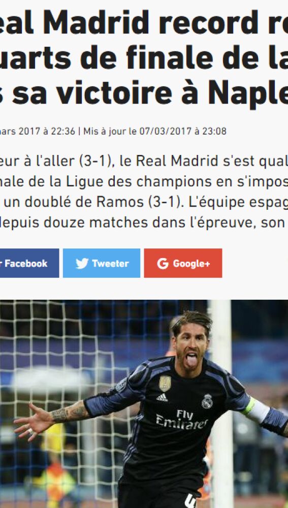 L'Equipe y su portada tras la victoria del Madrid