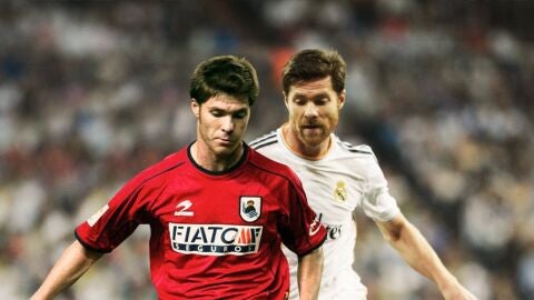 Montaje de LaLiga con el Xabi Alonso de la Real Sociedad y el del Real Madrid