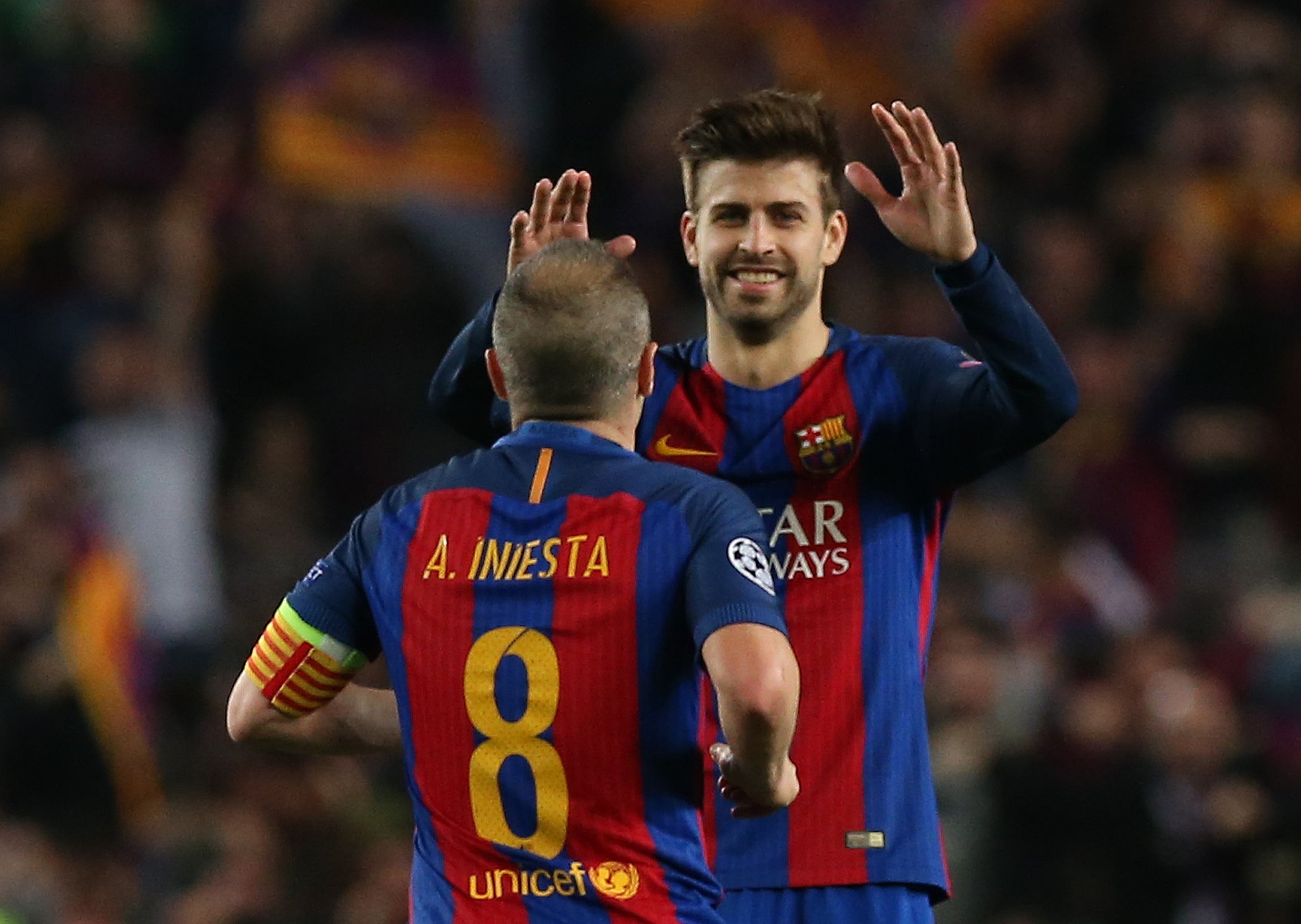 Gerard Piqué: "Mucha gente nos quiere enterrar pero hemos demostrado que queremos ganar" Gerard Piqué: "Mucha gente nos quiere enterrar pero hemos demostrado que queremos ganar"