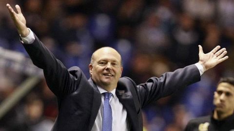 El entrenador del Deportivo, Pepe Mel. 