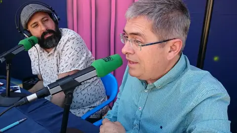 Marco Aurelio Pérez alcalde de San Bartolomé de Tirajana y Sergio Miró de Gran Canaria en la Onda Marco Aurelio Pérez alcalde de San Bartolomé de Tirajana y Sergio Miró de Gran Canaria en la Onda