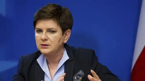 La primera ministra de Polonia, Beata Szydlo La primera ministra de Polonia, Beata Szydlo