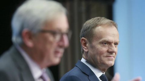 Juncker y Tusk 