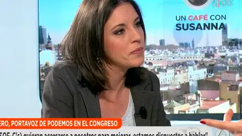 Irene Montero en Espejo Pública Irene Montero en Espejo Pública