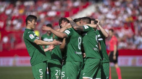 El Legan&eacute;s celebra el gol de Gabriel Pires
