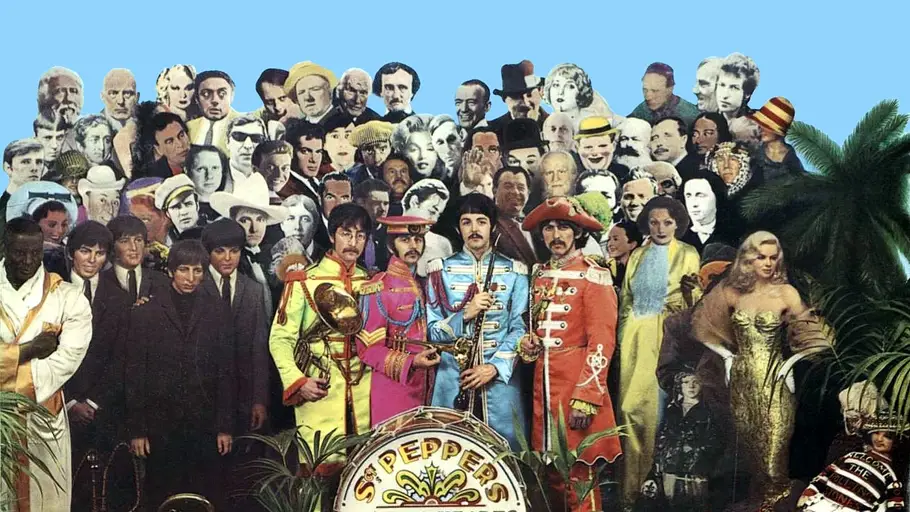 Portada Sgt Pepper's de los Beatles Portada Sgt Pepper's de los Beatles