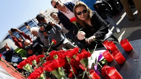 La expresidenta de la Asociaci&oacute;n 11M V&iacute;ctimas del Terrorismo, Pilar Manj&oacute;n, madre del joven Daniel, uno de los fallecidos en el atentado