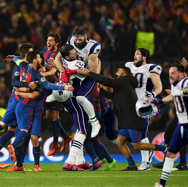 El original mensaje de Tom Brady tras la remontada del Barcelona El original mensaje de Tom Brady tras la remontada del Barcelona