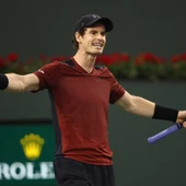 Andy Murray gesticula durante su partido en Indian Wells Andy Murray gesticula durante su partido en Indian Wells
