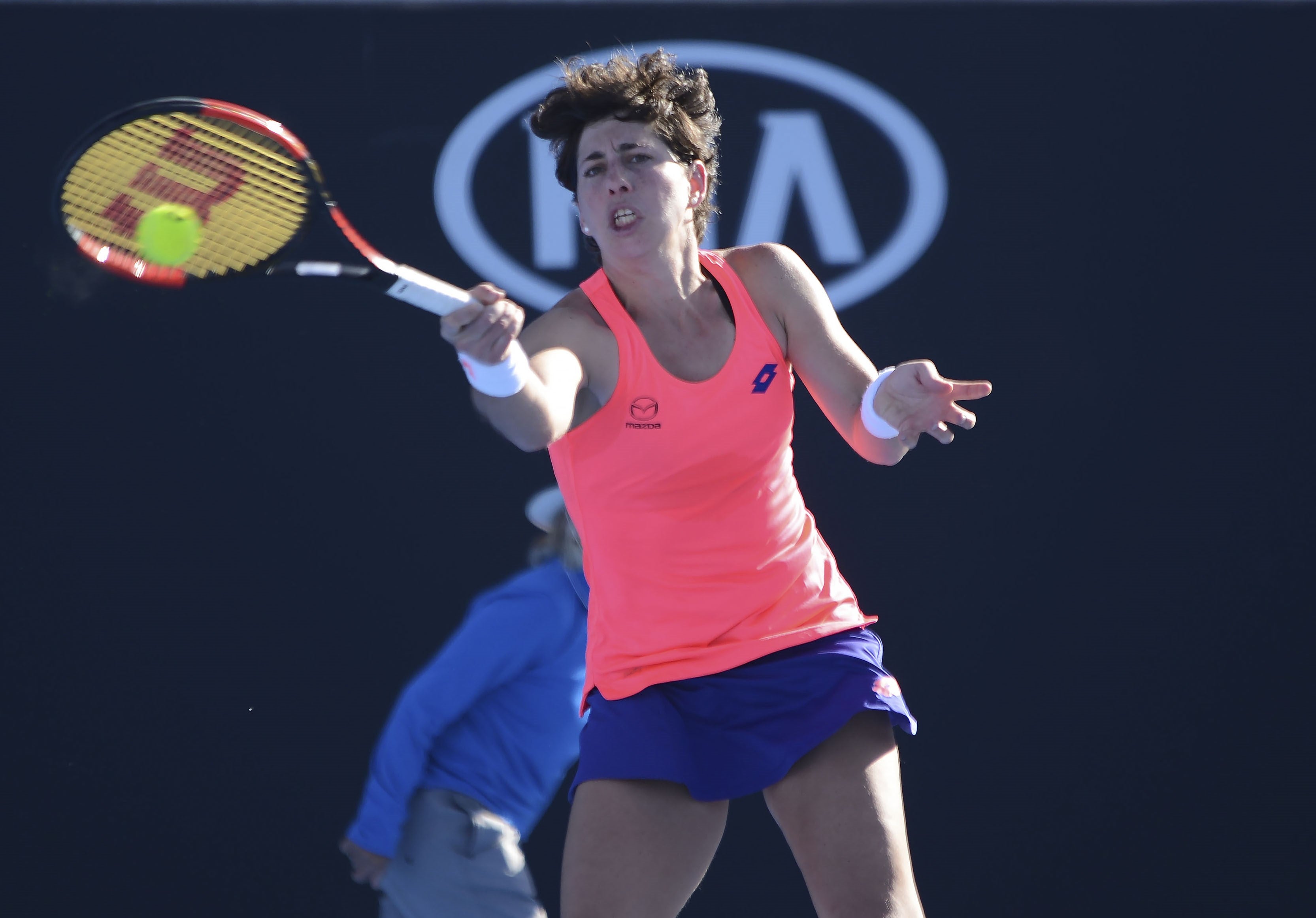 Una combativa Carla Suárez cae en Indian Wells ante Siniakova Una combativa Carla Suárez cae en Indian Wells ante Siniakova