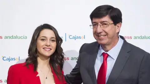 Inés Arrimadas y Juan Marín Inés Arrimadas y Juan Marín