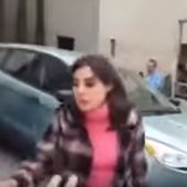 La mujer captada en vídeo