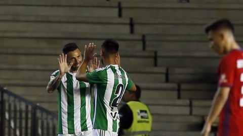 Rub&eacute;n Castro celebra el 2-0 ante Osasuna