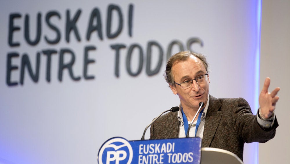 El presidente del PP del País Vasco, Alfonso Alonso