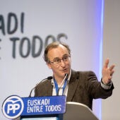 El presidente del PP del País Vasco, Alfonso Alonso
