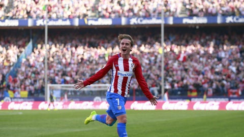 Griezmann celebra un gol