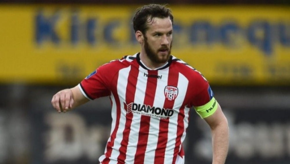 Ryan McBride, el hasta ahora capitán del Derry City