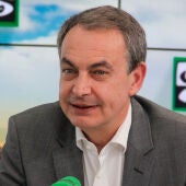 José Luis Rodríguez Zapatero durante una entrevista en Onda Cero