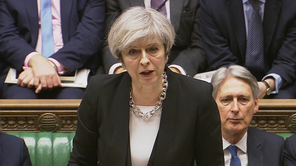 Theresa May pide la celebración de elecciones anticipadas el 8 de junio en Reino Unido Theresa May pide la celebración de elecciones anticipadas el 8 de junio en Reino Unido