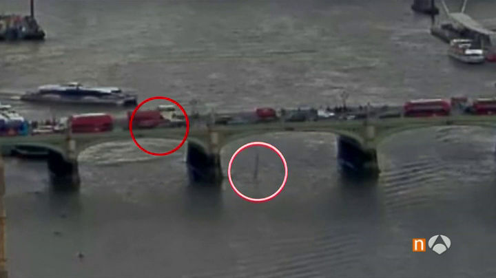 El vídeo que muestra cómo fue el atentado de Londres El vídeo que muestra cómo fue el atentado de Londres