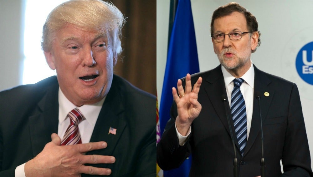 Donald Trump y Mariano Rajoy