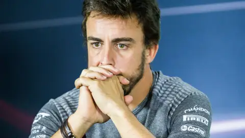 Fernando Alonso, en rueda de prensa Fernando Alonso, en rueda de prensa