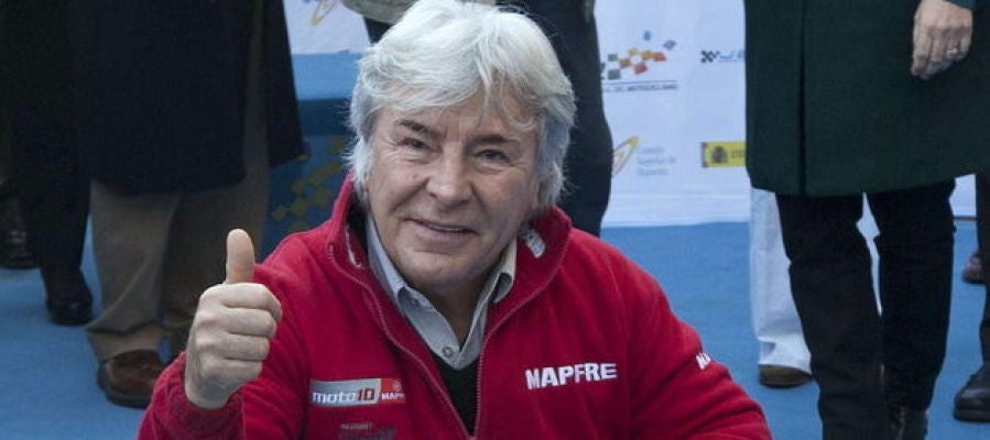 El 13 veces campeón del mundo, Ángel Nieto. El 13 veces campeón del mundo, Ángel Nieto.