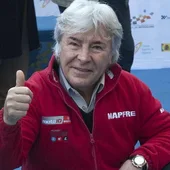 El 13 veces campeón del mundo, Ángel Nieto. El 13 veces campeón del mundo, Ángel Nieto.