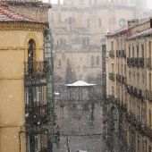  Una intensa nevada en Segovia