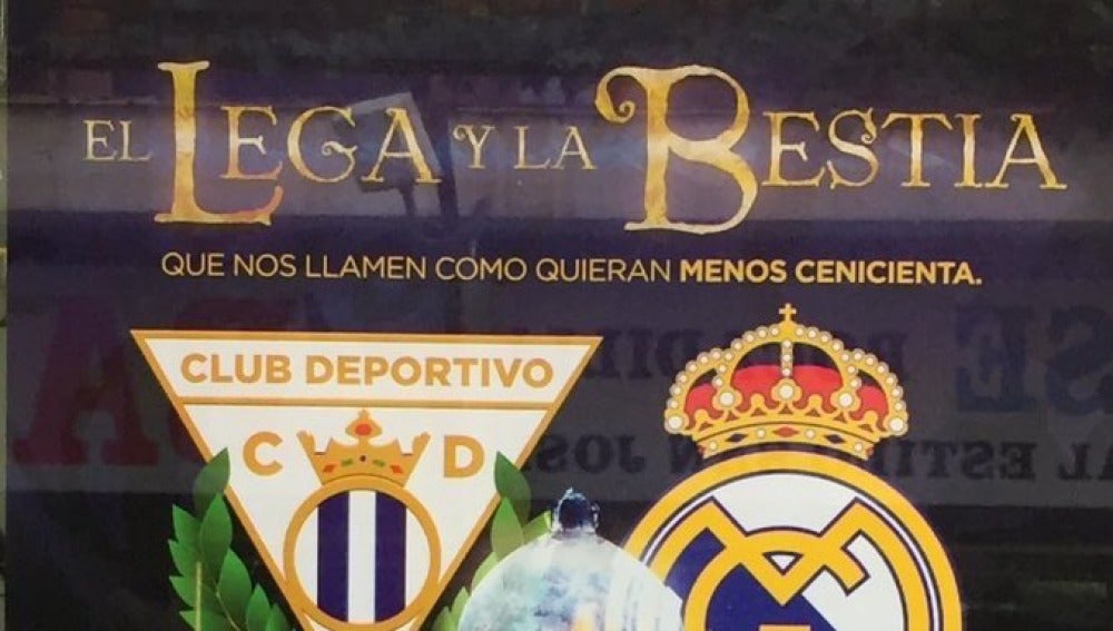 Cartel urbano del Leganés de cara al partido ante el Real Madrid