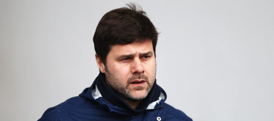 Pochettino en un partido con el Tottenham Pochettino en un partido con el Tottenham