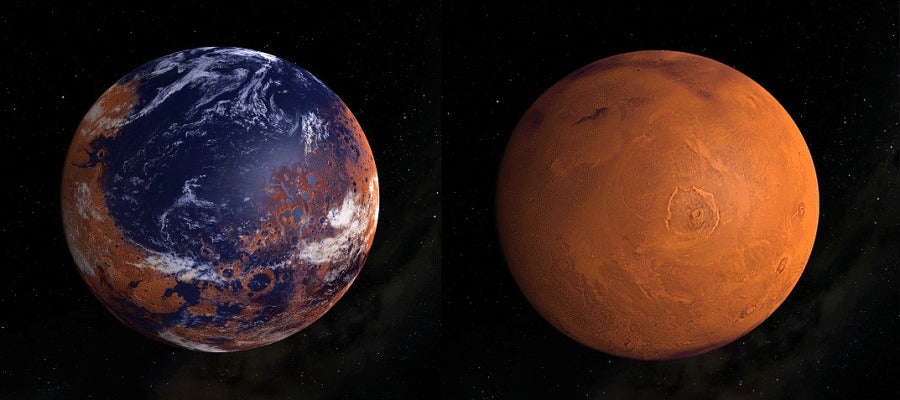Asi perdio Marte su atmosfera Asi perdio Marte su atmosfera