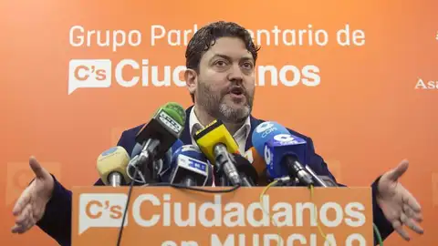 El portavoz del Grupo parlamentario de Ciudadanos en Murcia, Miguel Sánchez El portavoz del Grupo parlamentario de Ciudadanos en Murcia, Miguel Sánchez